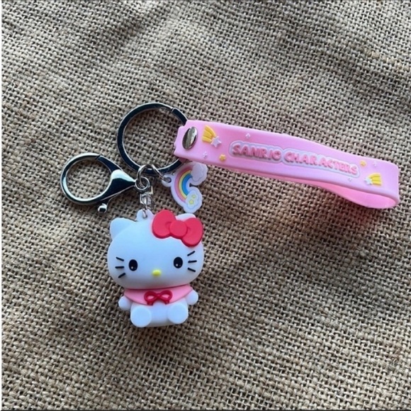 Sanrio Hello Kitty Friends Cartoon Kawaii Keychain Purse Charm 3D Keychain - Picture 2 of 8